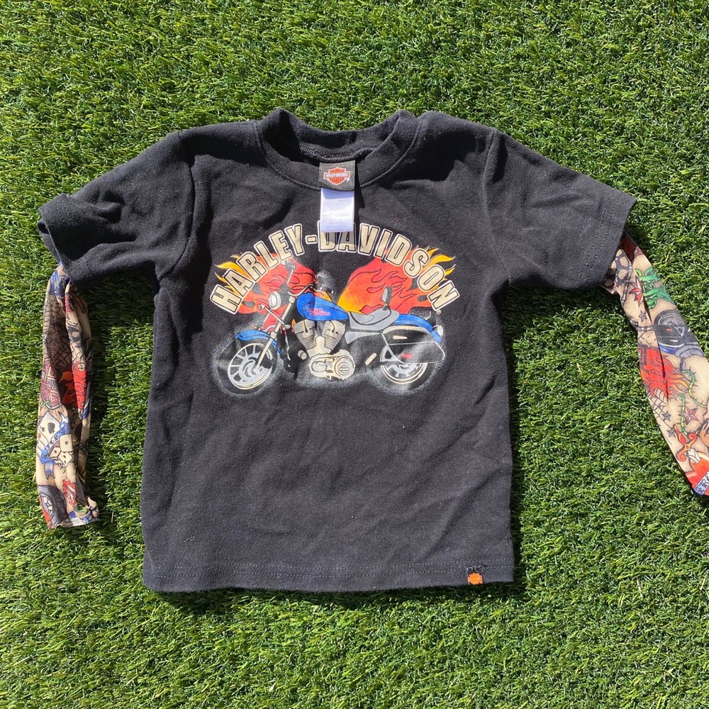 Kids Harley Davidson Tattoo Tee